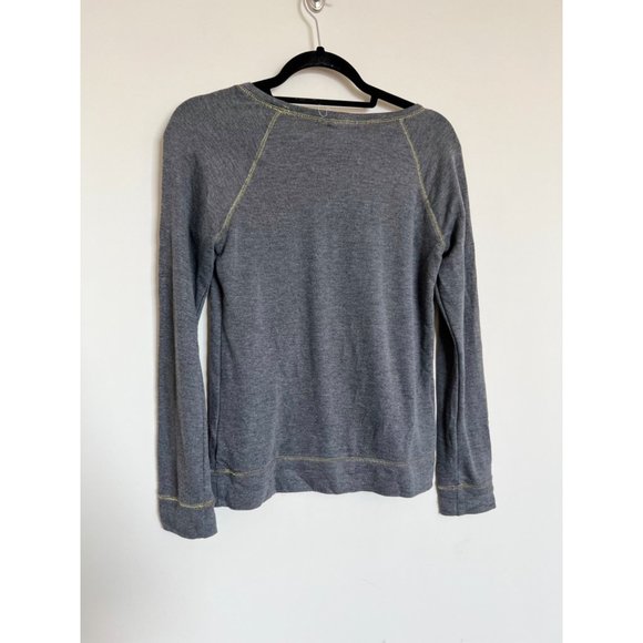 Ten Sixty Sherman Girls  Grey Long Sleeve Logo Top - XL - Picture 4 of 5
